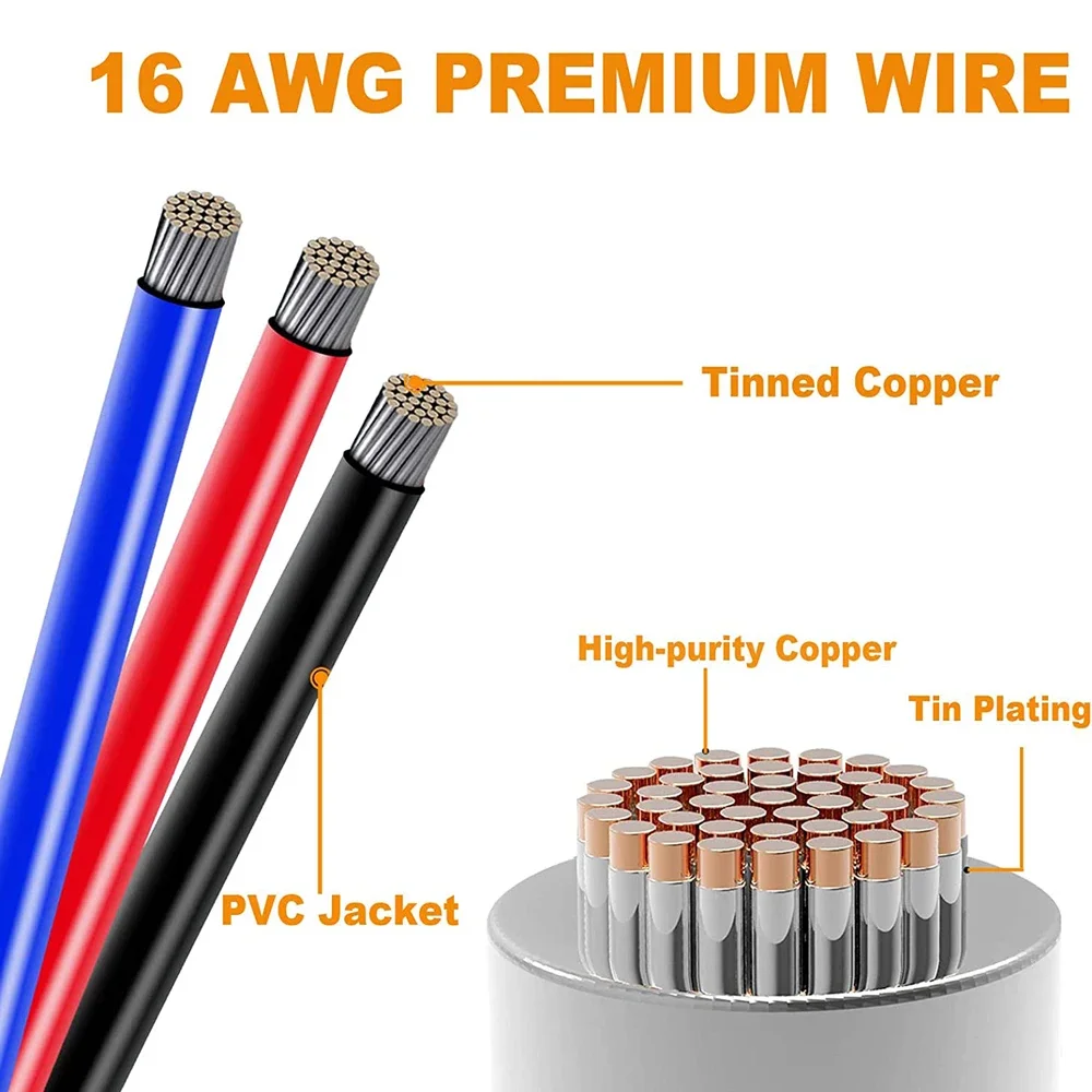 2/3/4pin 16 AWG Waterproof Wire Connectors Automotive Electrical Connectors Quick Disconnect Wire Connectors 2/3/4 Pin