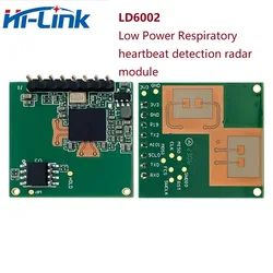 Hi-link New 3 UARTs Respiration heartbeat detection radar module LD6002 2T2R real-time monitoring human body characteristics