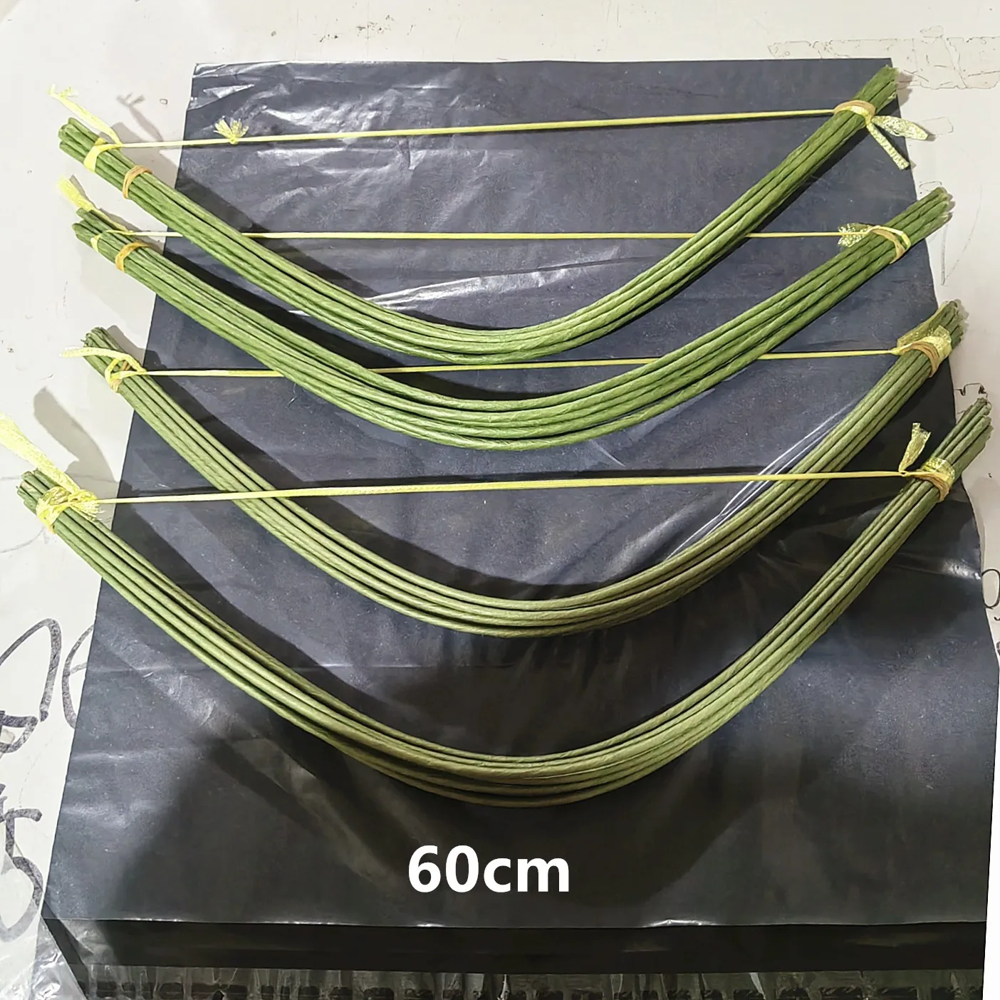 10PCS ~ 30PCS 1mm 2/3mm 4mm 5mm Papier Bedeckt Künstliche Zweige Nylon Blume eisen Drähte Für DIY Nylon Blume Machen Materialien – Detail 3