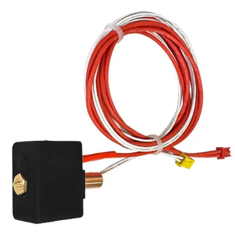 PROMOTION~ For FLSUN V400 Hot End Part Printer Head 0.4mm Nozzle Extruder Hotend Heater NTC 3D Printer Accessories