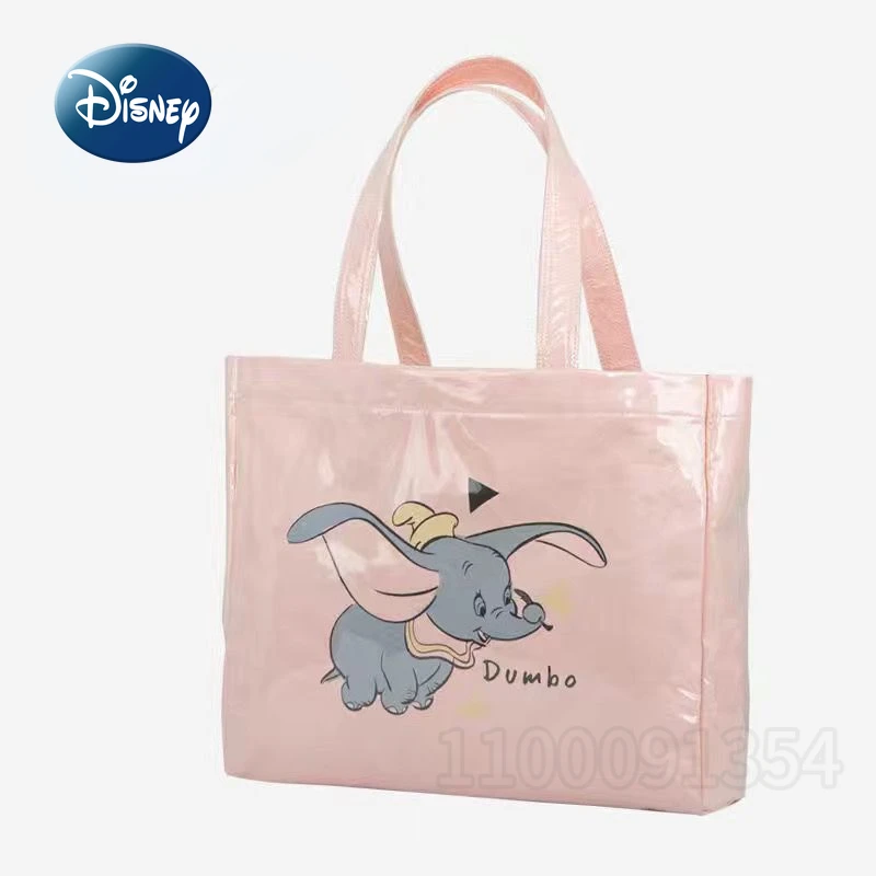 Disney-Bolso de pañales para mujer, bolsa de pañales de bebé de marca de lujo, bolso multifuncional de dibujos animados de amor, bolso de mano de