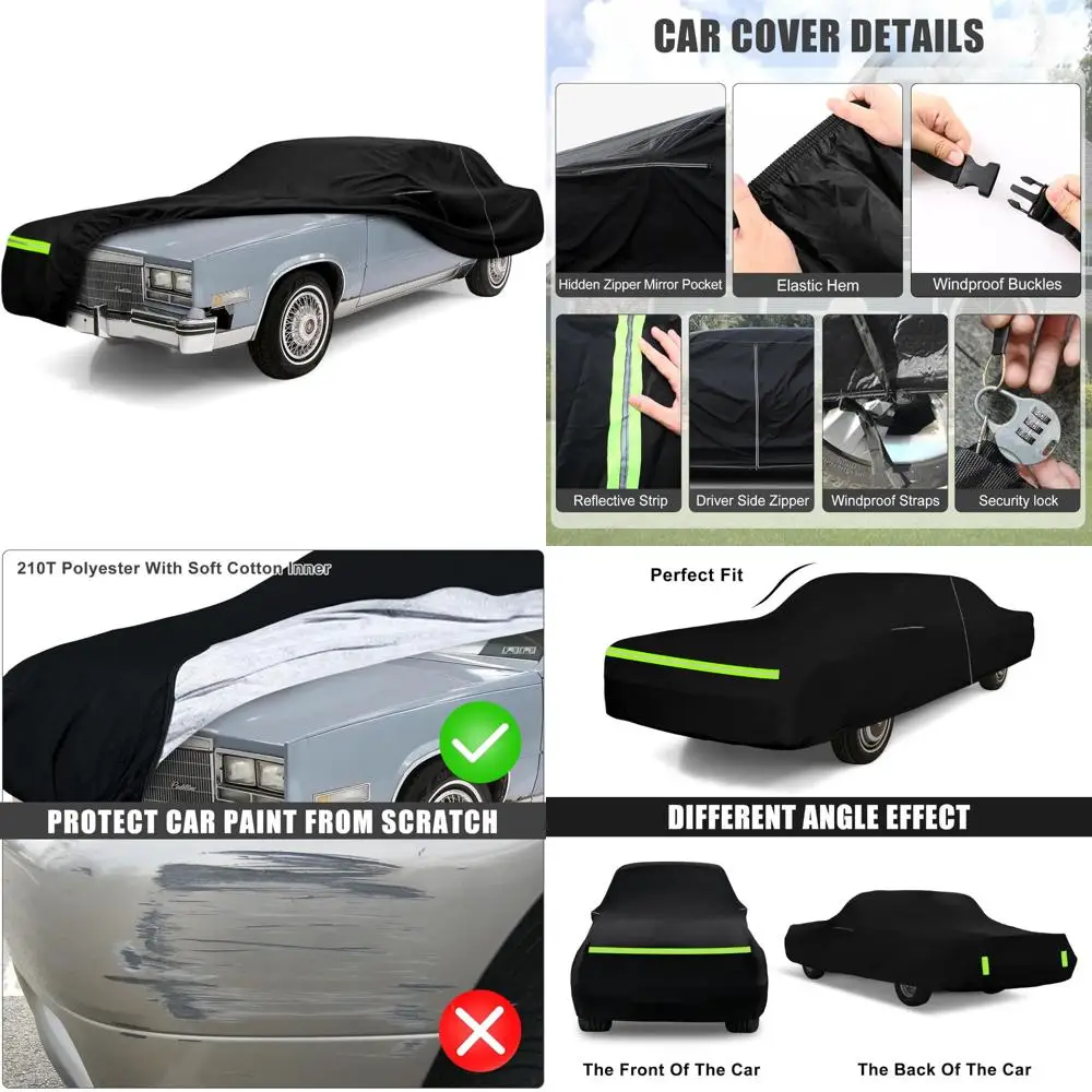 

All-Weather Protective Cover for 1979-2002 Eldorado Biarritz, Coupe, Convertible, Hardtop Models, 210T Waterproof Replacement