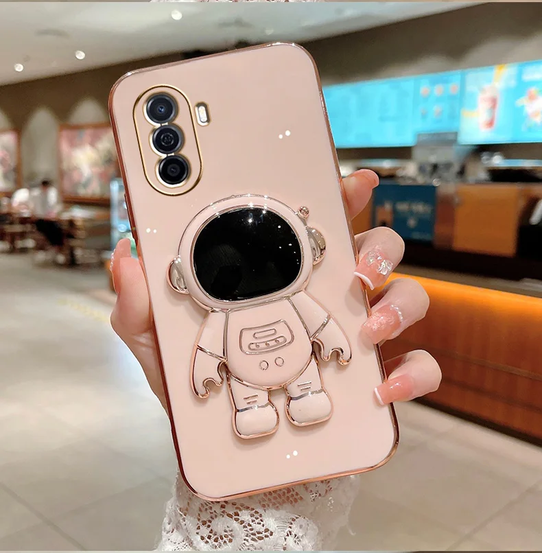 Astronaut Bracket Soft Case For Huawei Nova Y71 Y70 Pro Plus Nova10 Y60 Y90 SE