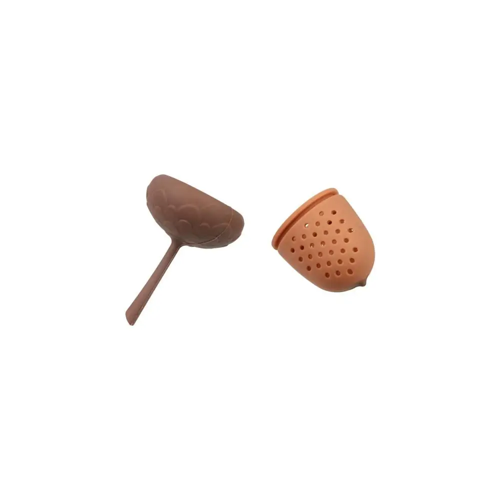 Silicone Acorn Tea Strainer Soft High Temperature Resistance Oak Nut Tea Infuser Tea Maker Spice Filter Tea Bag Strainer Home