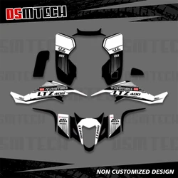 DSMTECH Graphic Decals Sticker Kit For Suzuki LTZ 400 2003 2004 2005 2006 2007 2008 Number Name Backgrounds Custom