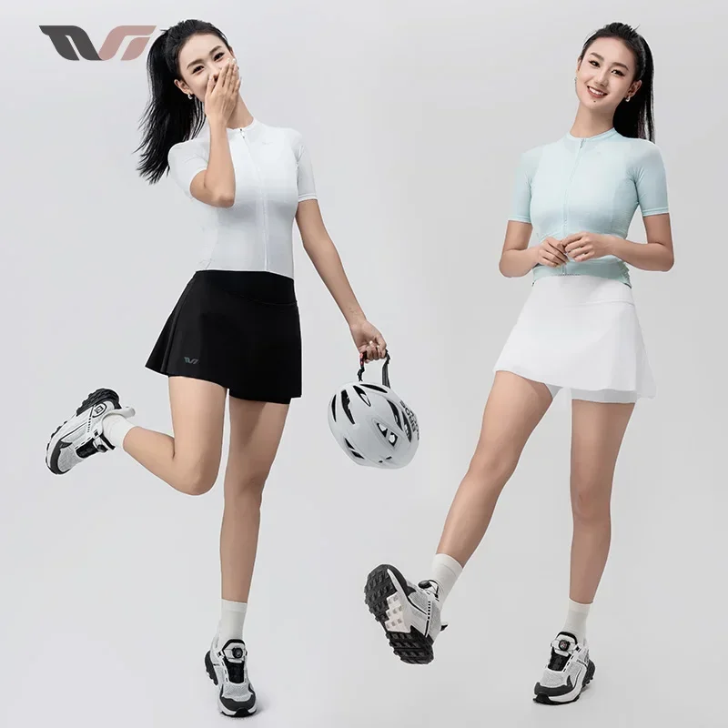 

ROCKBROS TVI Cycling Skirt for Women Summer Breathable Running Cycling Outdoors Tennis Sport Skirt Pockets Fitness Casual Shorts