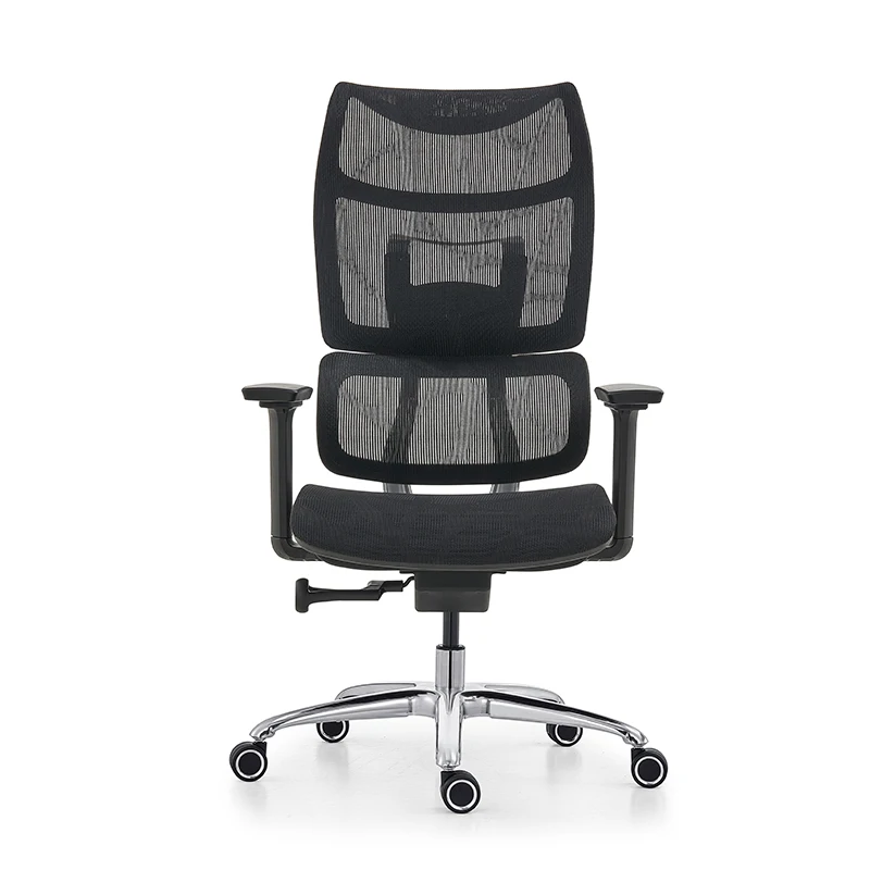 High pillow leather swivel chair  Meeting room  Executive Office Chair  Modern comfortable  Metal Computer  commercial Chair