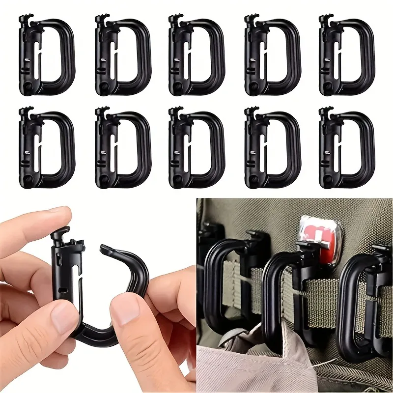 Fast Latch System for Military Vest or Patrol Ready Bags, Hanging Hook for Webbing Strap Molle Bag Tactical Backpack