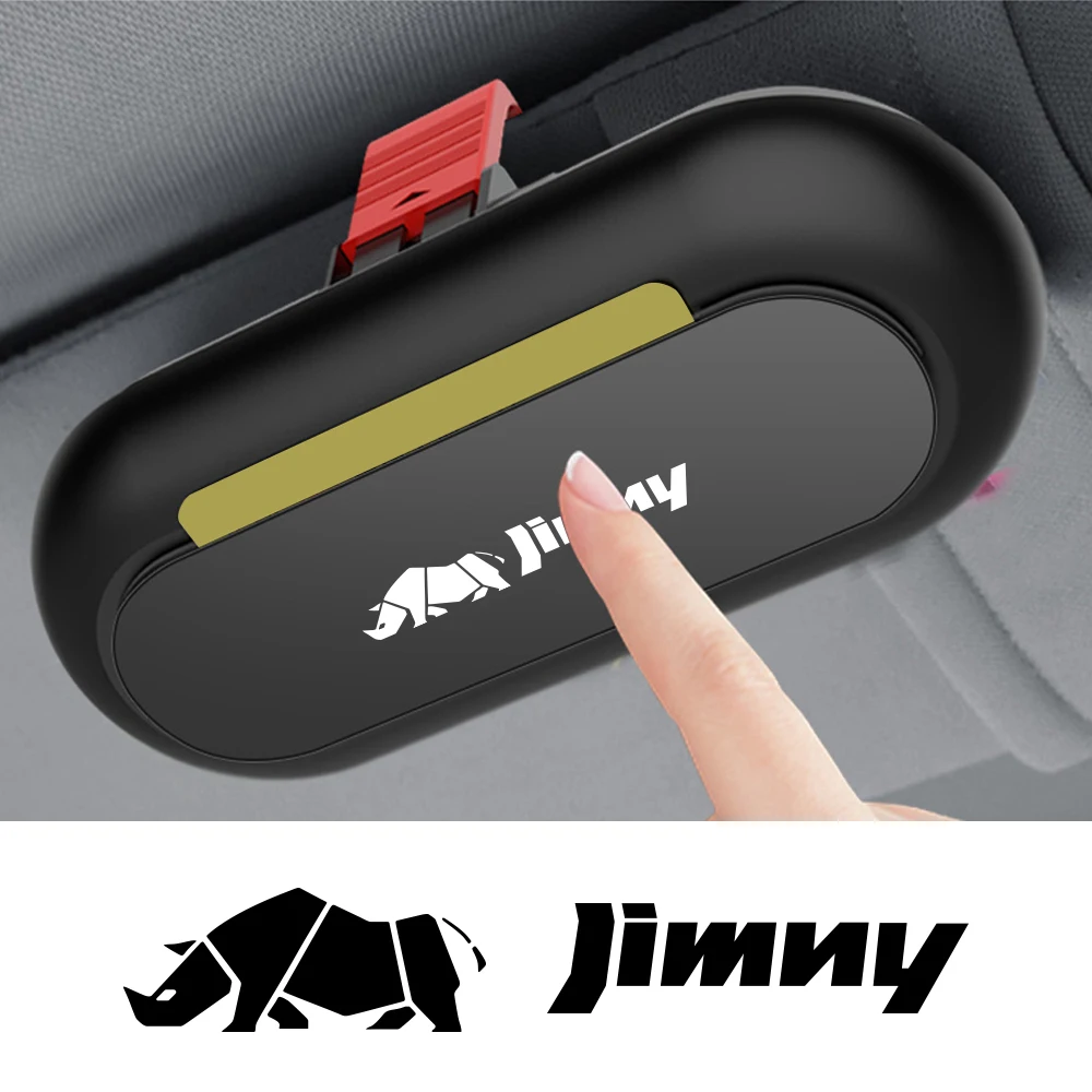 For Suzuki Jimny JB23 JB64 JB74 JB43 JB53 JB32 Glasses Holder Car Sun Visor Glasses Storage Case Auto Visor Sunshade Holder