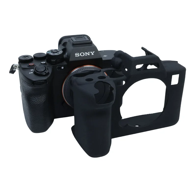 อุปกรณ์ป้องกันฝาครอบป้องกันตัวเคสซิลิกอนสำหรับกล้อง Sony Alpha 7R5 a7r5 A7RV A7R ILCE-7r5มิเรอร์เลสเคสนิ่ม