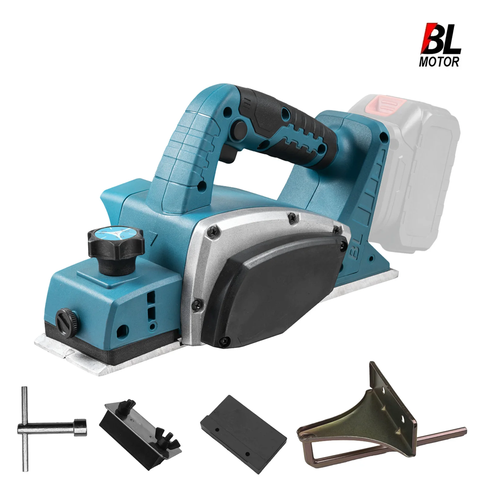 Borstelloze Elektrische Schaafmachine 15000 RPM Draadloze Power Schaafmachine DIY Meubels Snijden Houtbewerking Gereedschap voor Makita Batterij
