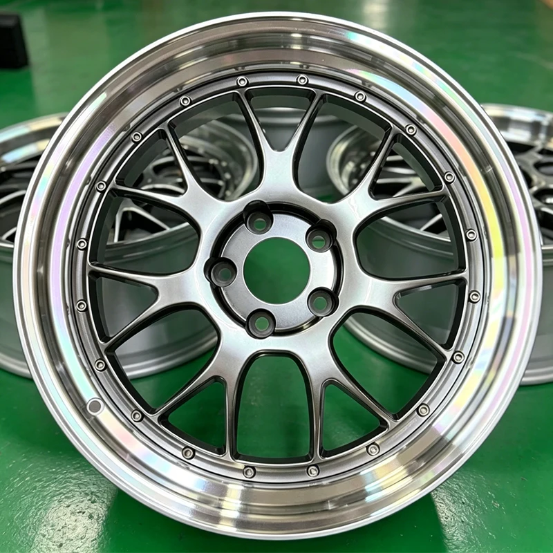 Aluminium Alloy 16 17 18 19 20 21 Inch 4x100 4x114.3 5x100 5x108 5x112 5x114.3 5x115 5x120 5x127 5x130 LMR Custom Forged Wheels