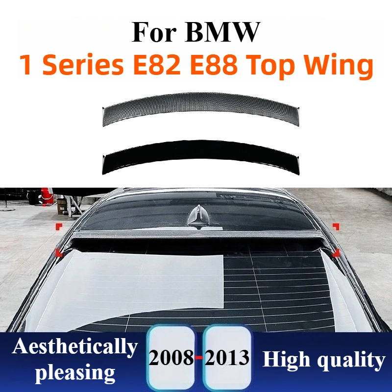 

For BMW 1 Series E82 Coupe 120i M1 2008-2013 Roof Spoiler Tail Wing Decal Vinyl Sticker Exterior Upgrade Modification Accessory