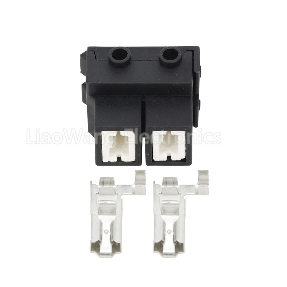 5 Sets 2 Pin H7-2B Ceramic Headlight Socket High Voltage LED Automotive Connector H7 bulb socket plug connector bend
