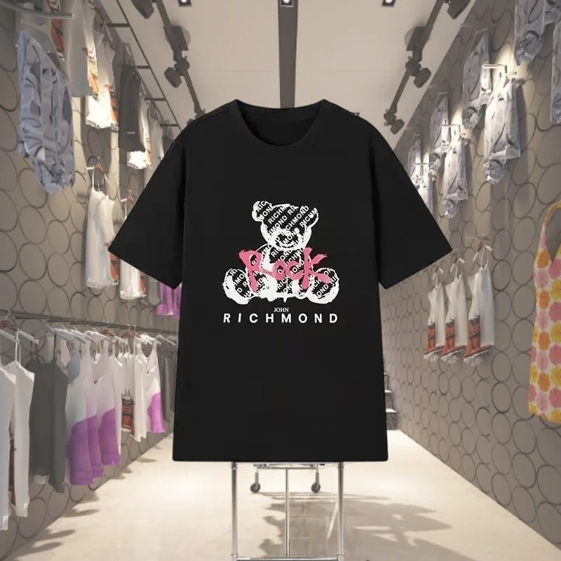 

2025 Summer New Harajuku Fashion Basketball Print Graphic T-shirts for Men and Women, High-quality Streetwear