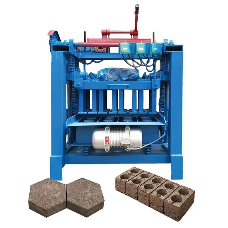 Picture 5: Block Making Machine Cement Brick Machine for Local Construction for Customized Cement Mold Hot Sale Hopper Feeding