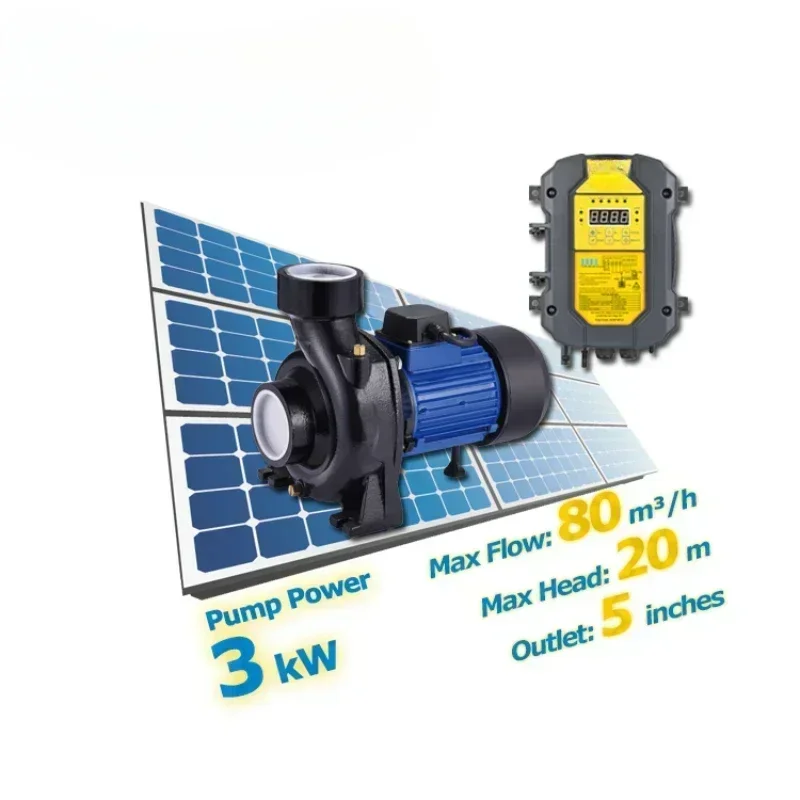 

Large flow surface solar water pump for agricultural irrigation DC 3 kW solar water pump Hot sales