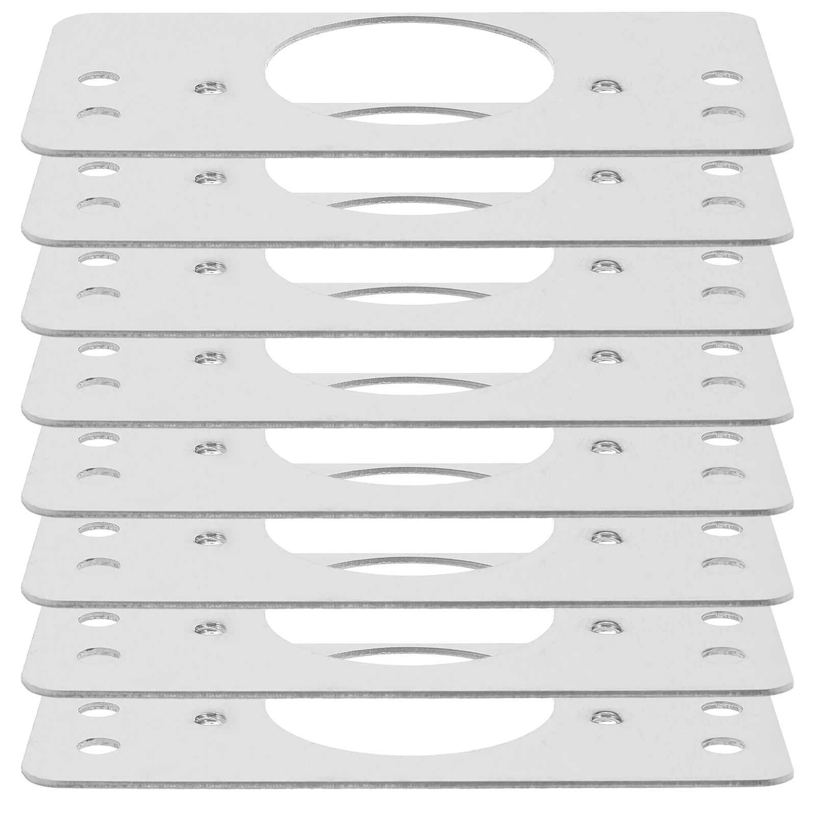 

8pcs Ball Shaped Lock Fixing Thickened Stainless Steel Reinforcement Kit For Knob Plate Filler Front Hole Cover
