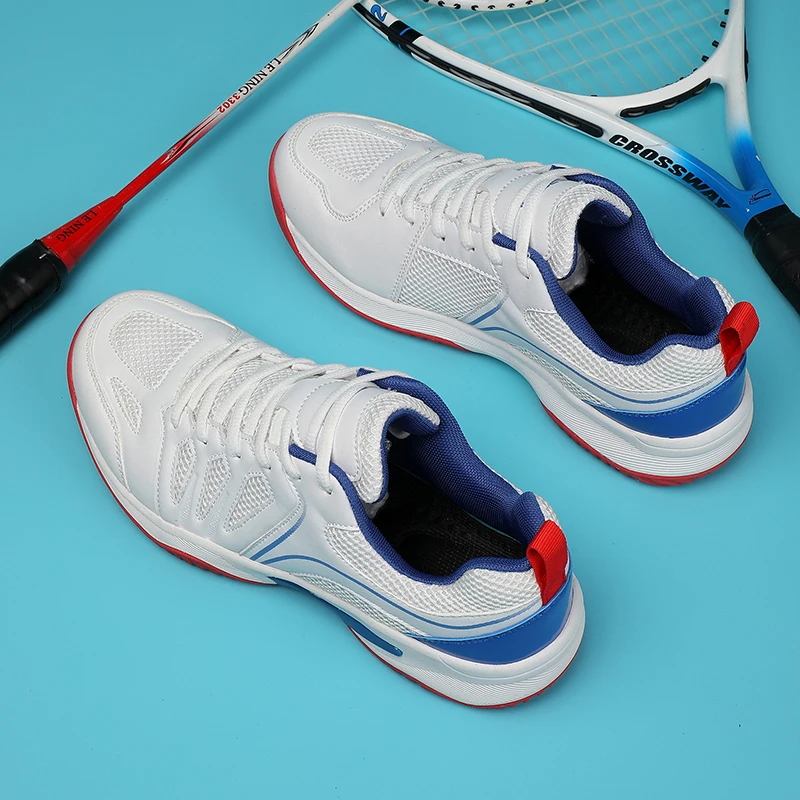 

Кроссовки для бадминтона для мужчин и женщин, дизайнерская обувь для настольного тенниса, унисекс, противоскользящая обувь для двора, брендовая теннисная обувь для пар