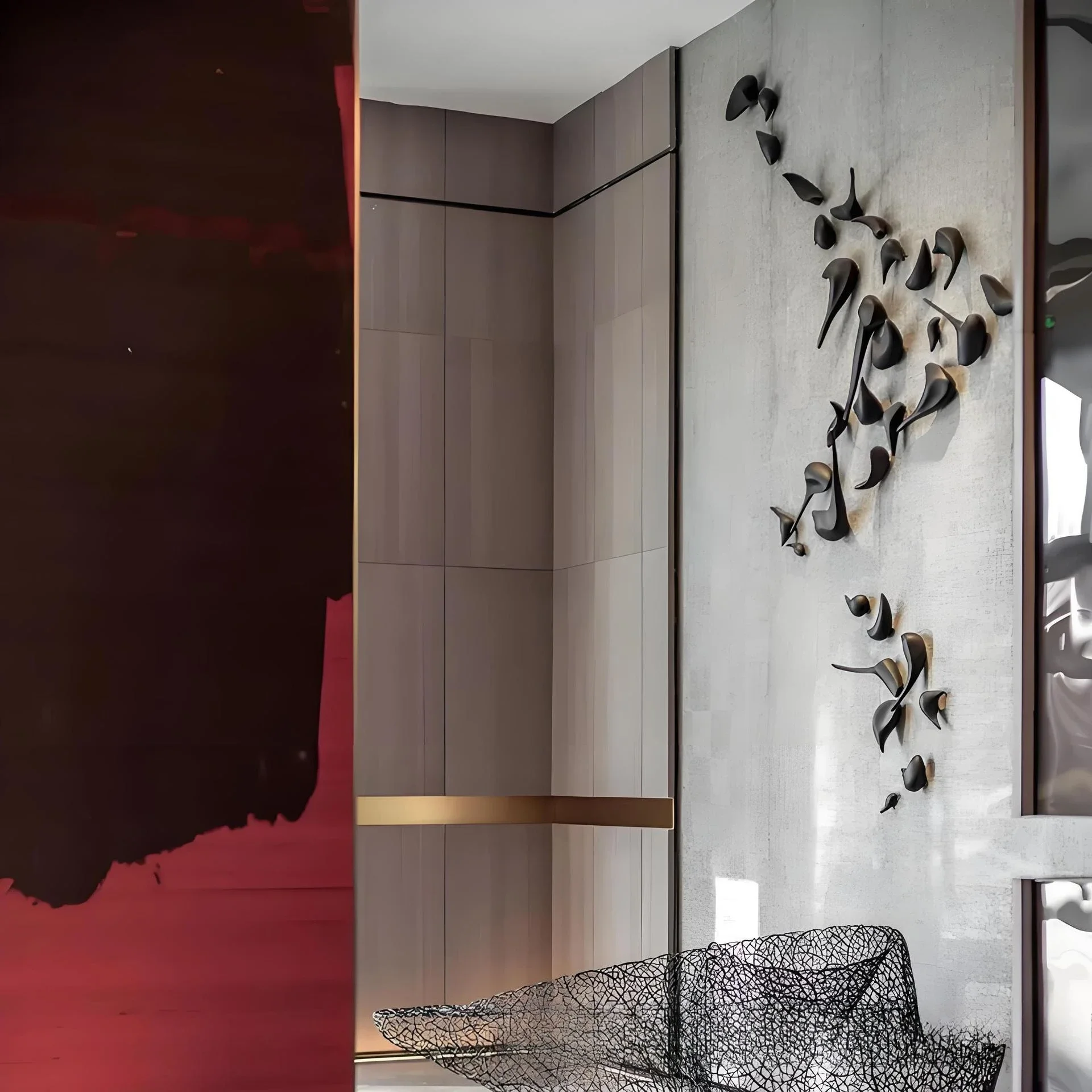Bird wall decoration, background wall decoration free combination to create versatile different styles