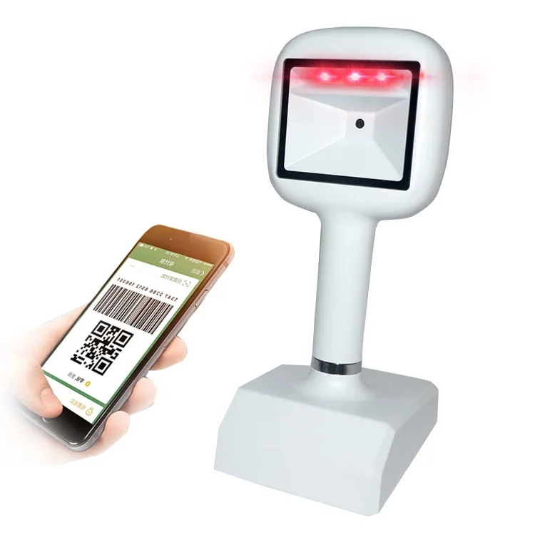 

Supermarket USB Qr Code Scanner Reader omnidirectional desktop 1d 2d barcode scanner