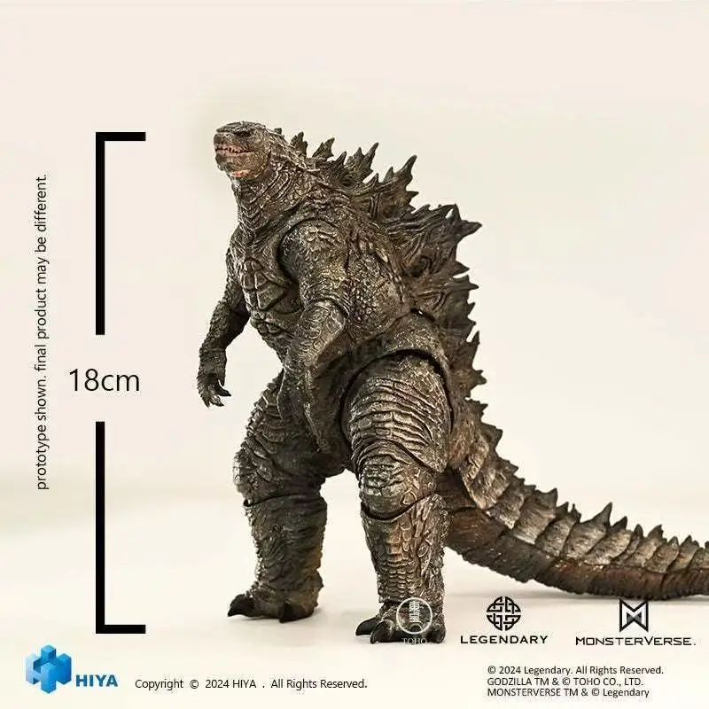 HIYA 18 سنتيمتر 7 بوصة عمل الشكل رائعة الأساسية سلسلة Godzilla X Kong الإمبراطورية الجديدة Godzilla Rre تطور Ver.