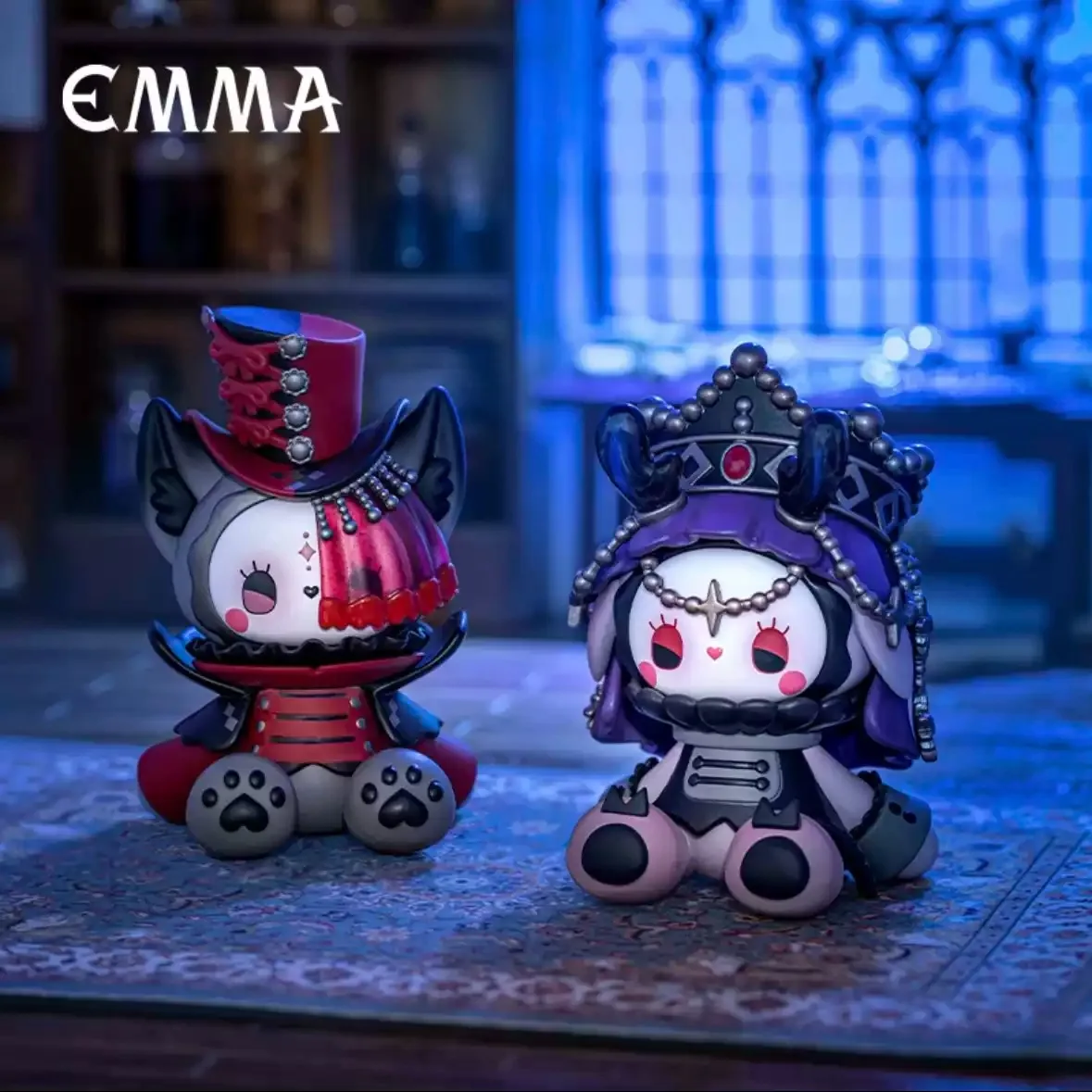 Original Kawaii Emma Secret Forest Frostveil Villa Series Figures Trendy Toy Desktop Doll Figurines Ornament Gift Toys