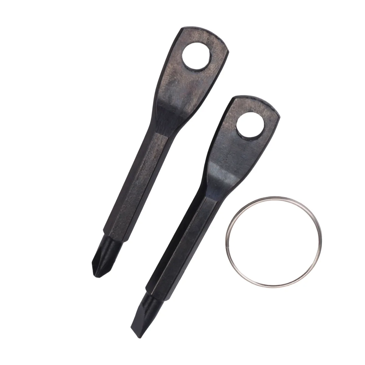 

Portable screwdriver, outdoor EDC portable multifunctional tool, straight screwdriver, cross screwdriver with keychain