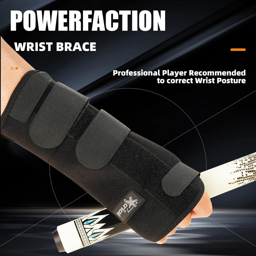 Billiard Training Aid Elastic Fabric Adjustable Arm/Wrist Brace Left/Right Hand for Pool Snooker Stroke Practice CRICAL