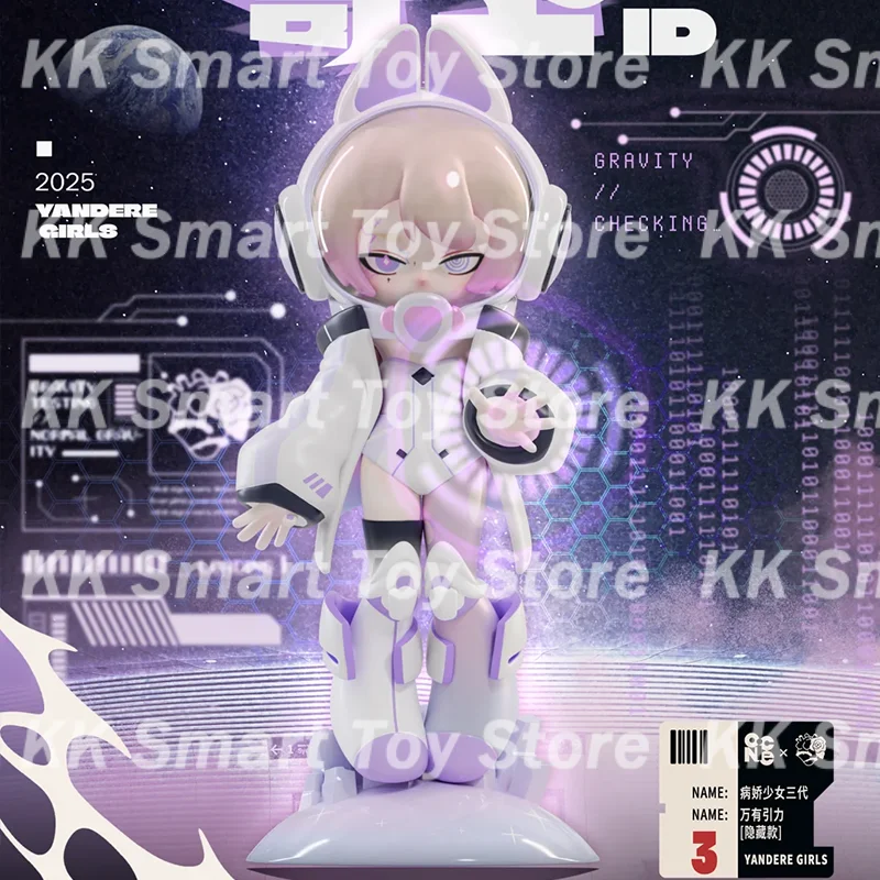 Nova yandere meninas parasita id série v3 caixa cega estatueta bonito estilo escuro decoração de mesa moda caixa mistério presentes brinquedos