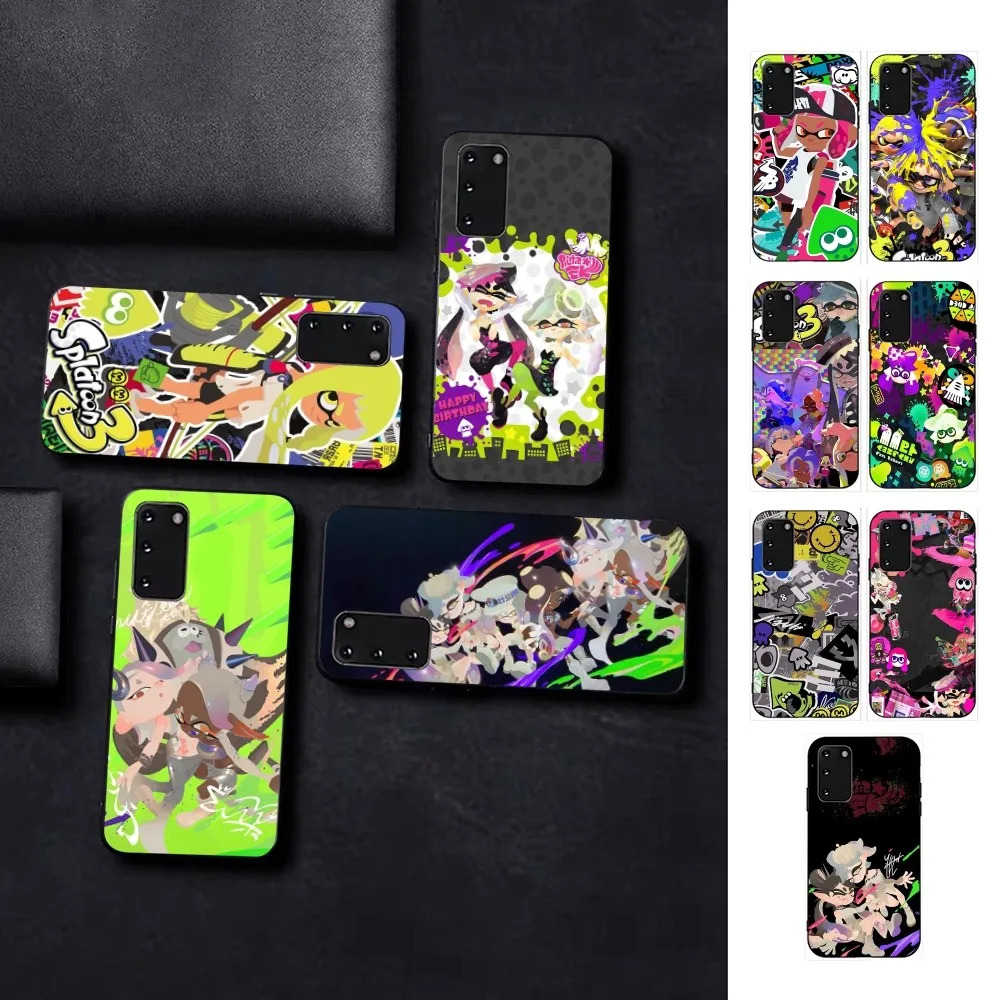 S-Splatoon Game Phone Case For Samsung S 9 10 20 21 22 23 30 23 24 plus lite Ultra FE S10lite Fundas