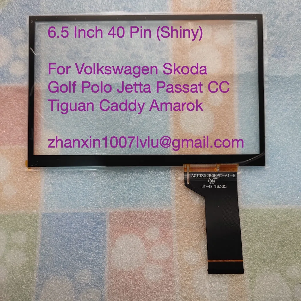 

Новый 6,5 ''40 контактов Блестящий сенсорный экран для VW Golf Polo Jetta Passat CC Tiguan Caddy Amarok Автомагнитола мультимедийный плеер навигация