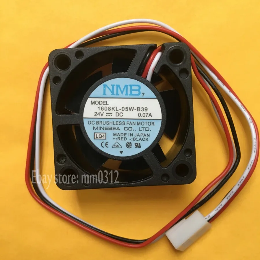 1pcs for NMB-MAT 1608KL-05W-B39 Fan 24V 0.07A 3wire 40*40*20mm 3pin