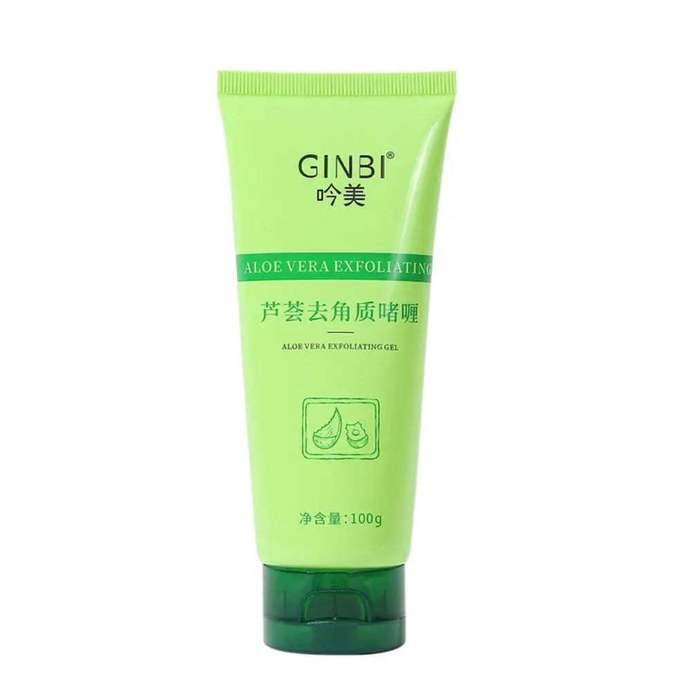 100g Aloe Vera Peeling Gel Gesicht Peeling Peeling Öl Körper kontrolle Öl White ning feuchtigkeit spendende Pflege Gel Erfrischung produkt u6y0