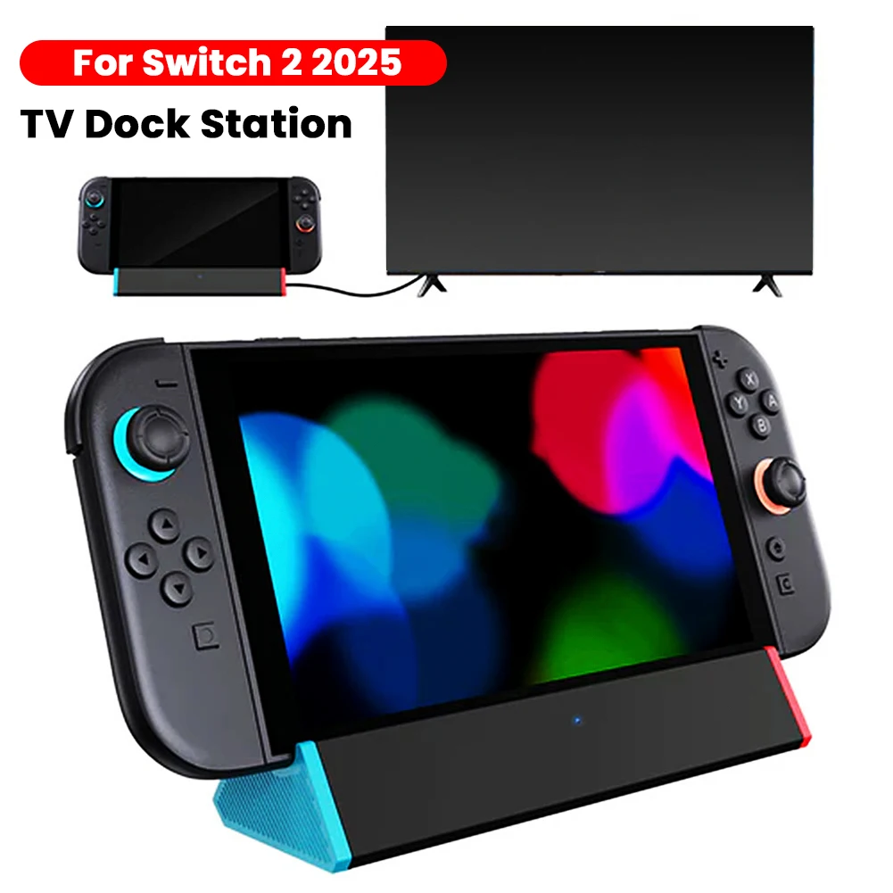 

TV Dock Station Charging Dock Station Base Portable TV Docking Station Charging Station for Nintendo Switch2 2025 Dock