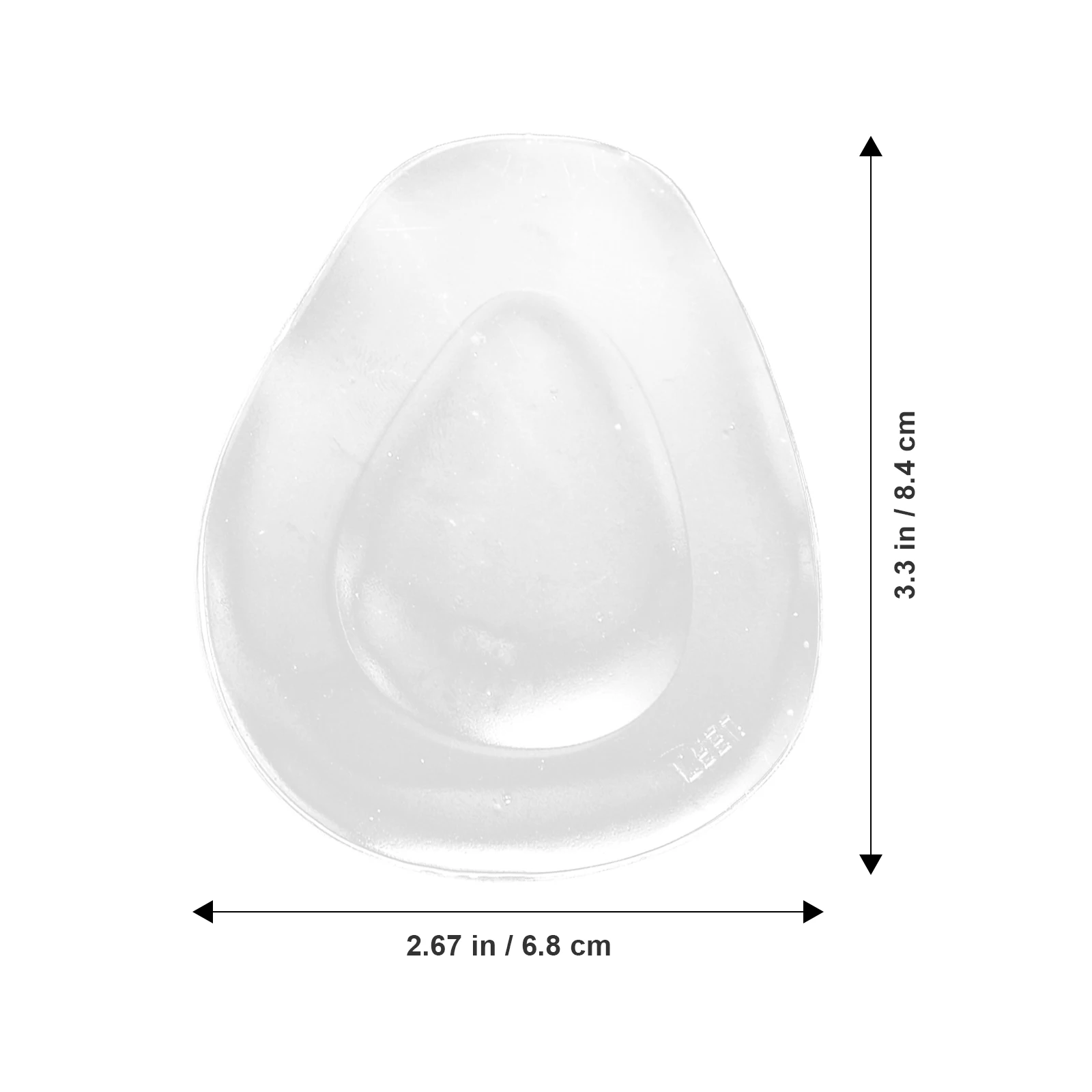 

8pcs Gel Forefoot Pads High Heel Inserts Anti-Slip Shoe Cushion Insoles Foot Protection Metatarsal Support Half Inserts For