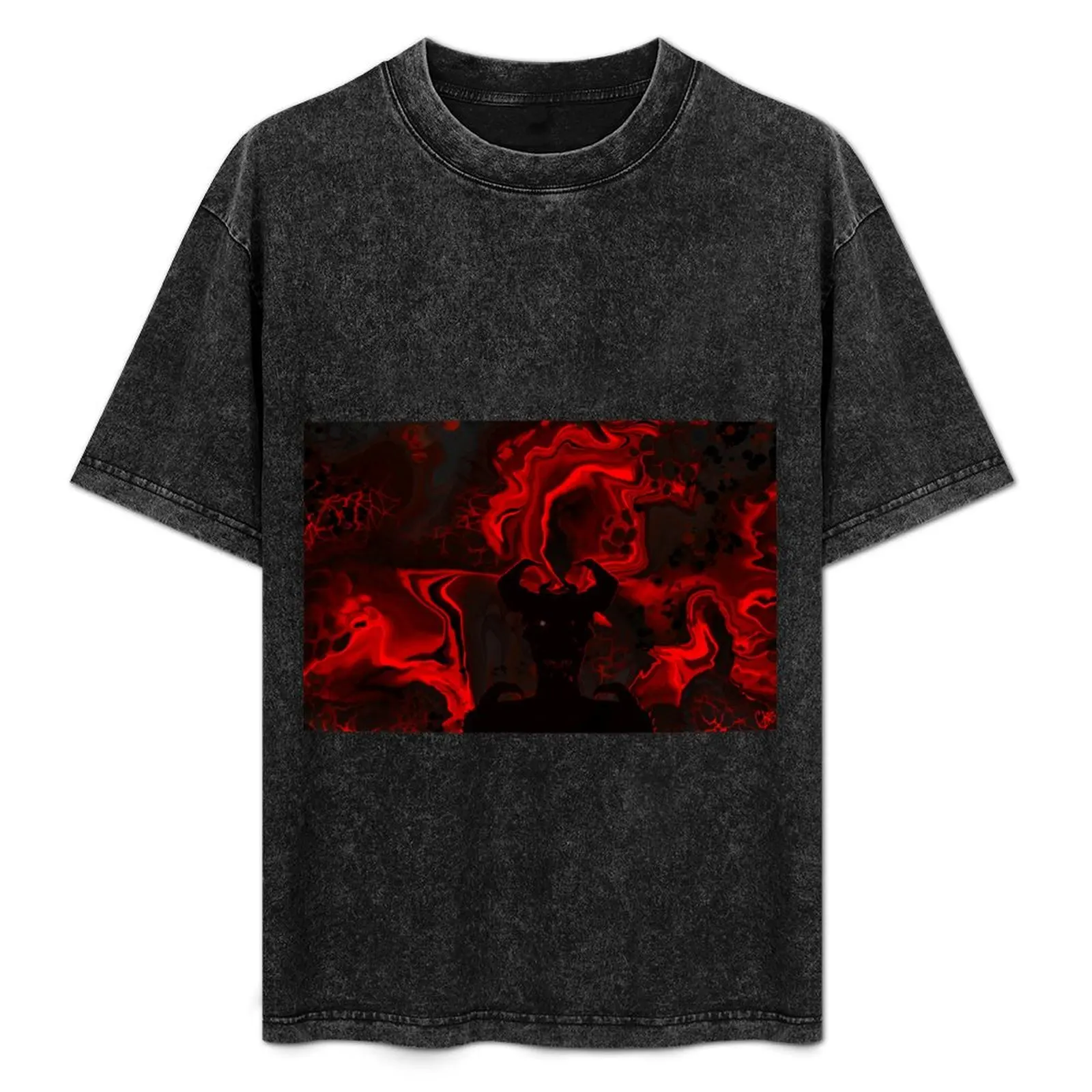 

Demon of Hell T-Shirt summer top shirts graphic oversizeds korean fashion t shirt men