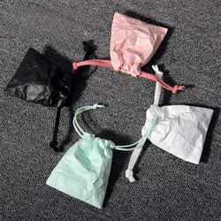 Waterproof Kraft Tyvek Paper Drawstring Bag Jewelry Packaging Pouches Chic Wedding Favor Gift Bag Earring Bracelets Packing bag
