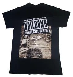 Nailbomb Band Music For Lovers Black T-Shirt Cotton Full Size