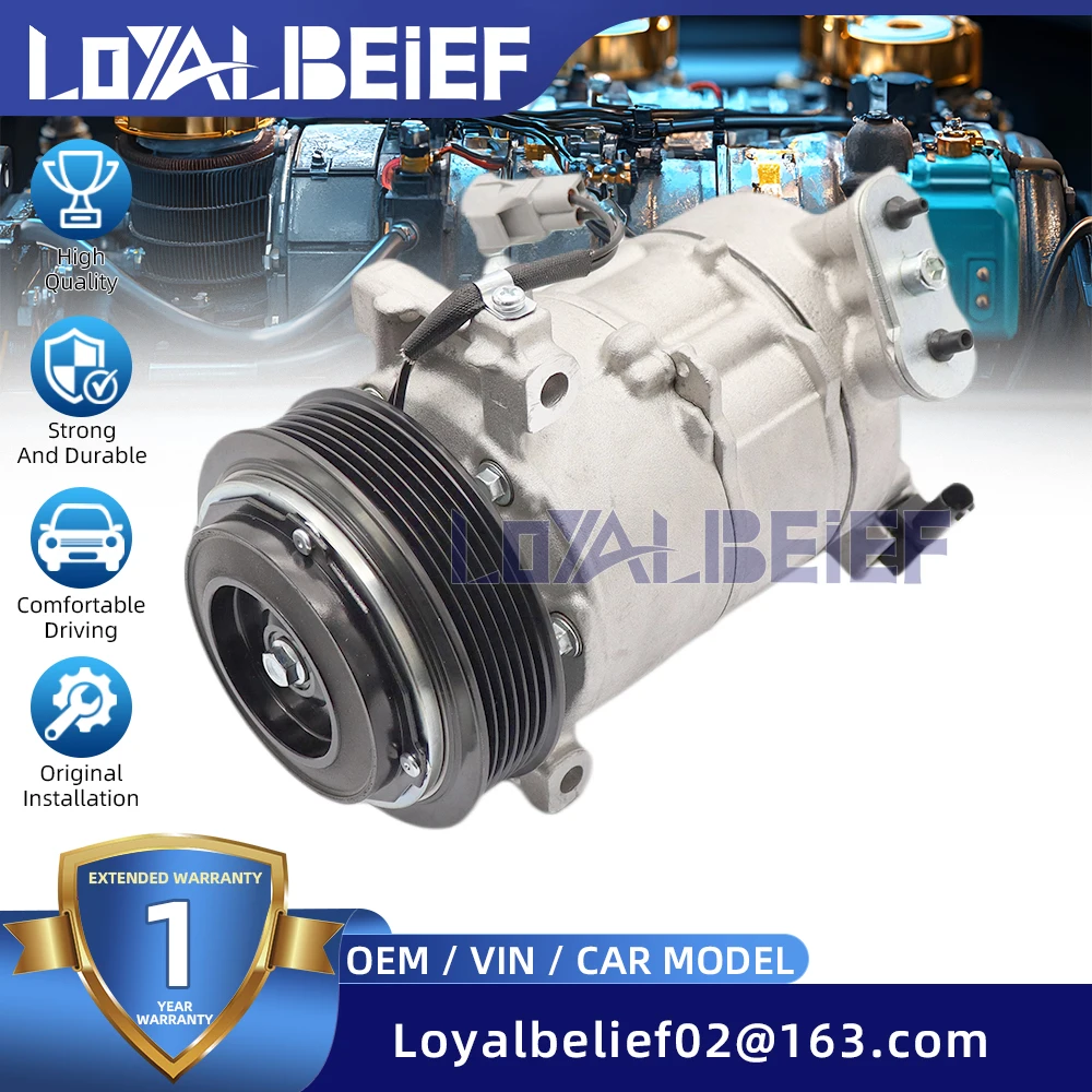 

A/C Compressor for Fiat 500X 2016-2018 Jeep Renegade 2015-2021 2.4L 4472500030 GE447160-8850 447250-0030 68245074AA 51936721