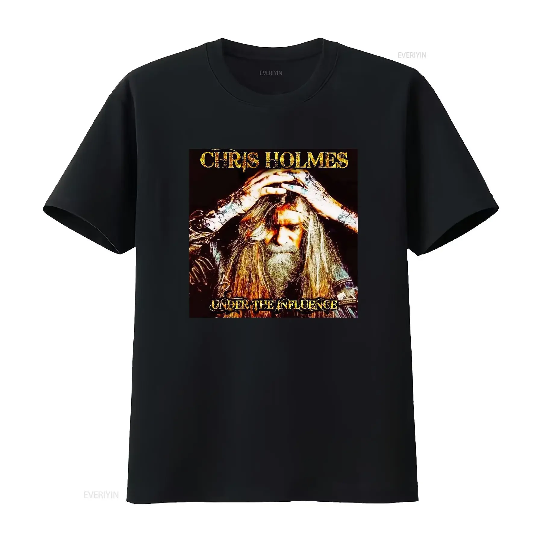 Guitarista de W.A.S.P., Chris Holmes, gira Under The Influence 2017, camiseta de todos los tamaños, Ac400, vintage, lavada, ligeramente unisex