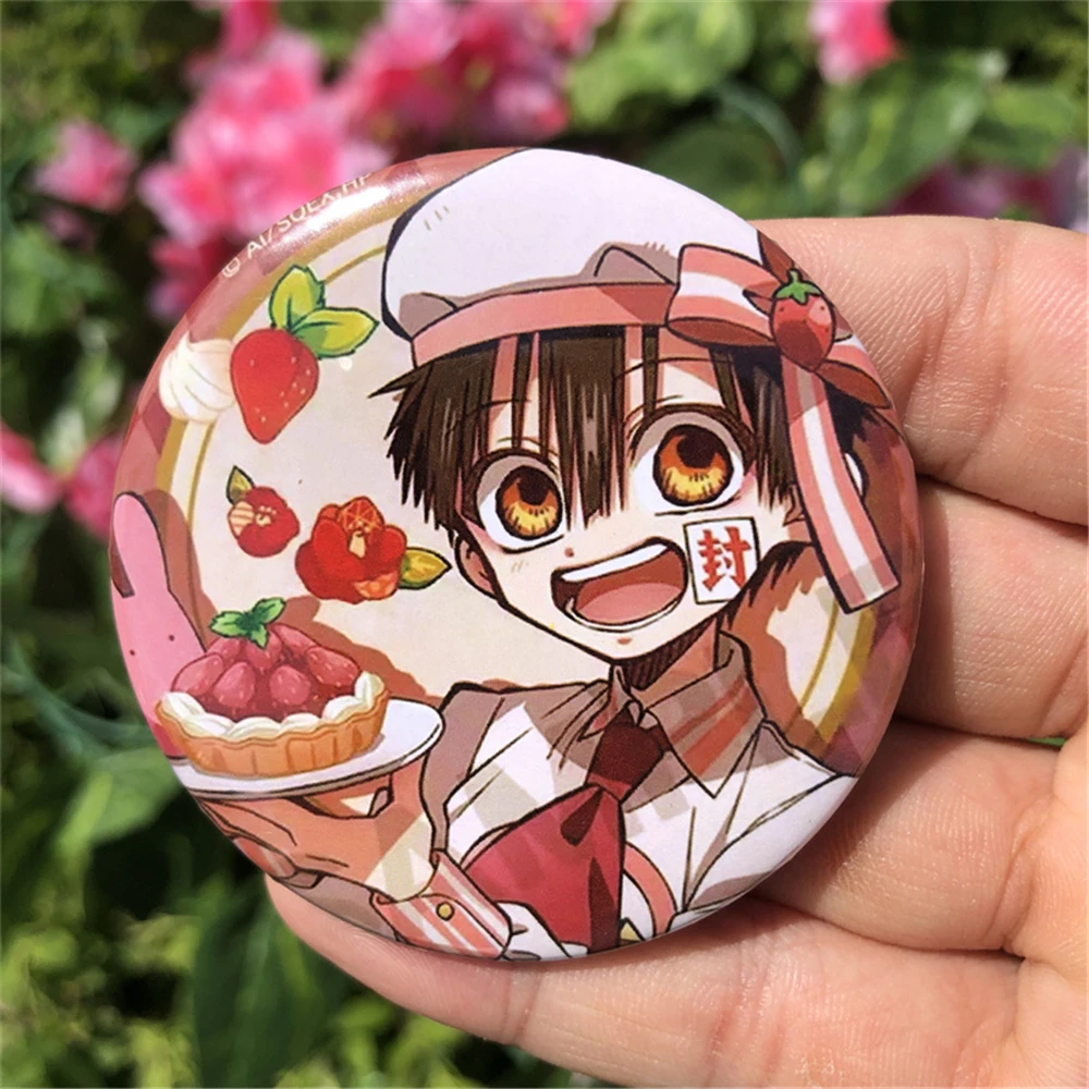 Anime Toilet-bound hanako-kun Yugi Amane Cosplay disfraz insignia Pin SPTE hojalata broche Accesorios