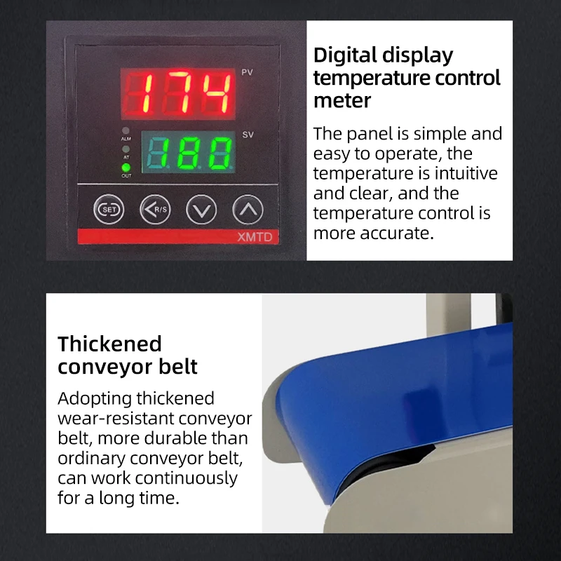 FR-900 Wholesale Customized Automatic Continuous Band Sealer Plastic Pouch Food Bag Desktop Portable Vertical Sealing Machine