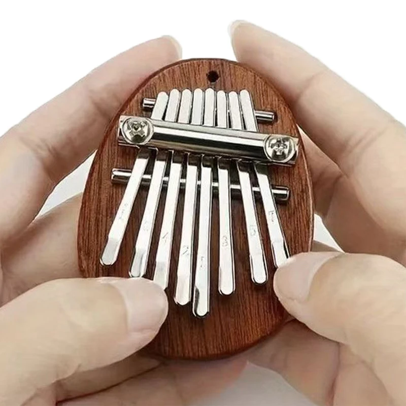 جيب كاليمبا إصبع الإبهام البيانو 8 أدوات الموسيقى الرئيسية اللعب هدايا حفلة عيد ميلاد لتخفيف التوتر والقلق #3