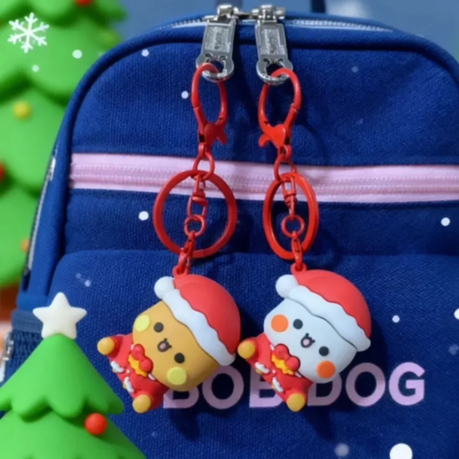 /Cute Bubu Dudu Keychains Christmas Tree Decorations Yier Panda Bear Pendants Home Decor Backpack Bag Ornaments Car Accessories