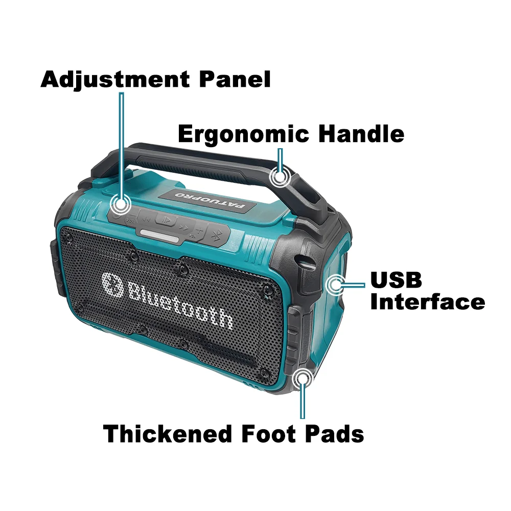 سماعة لاسلكية تعمل بالبلوتوث المتكلم المحمولة USB في الهواء الطلق معدات الترفيه والترفيه المنزلية ثنائي القناة مضخم صوت ستيريو المتكلم