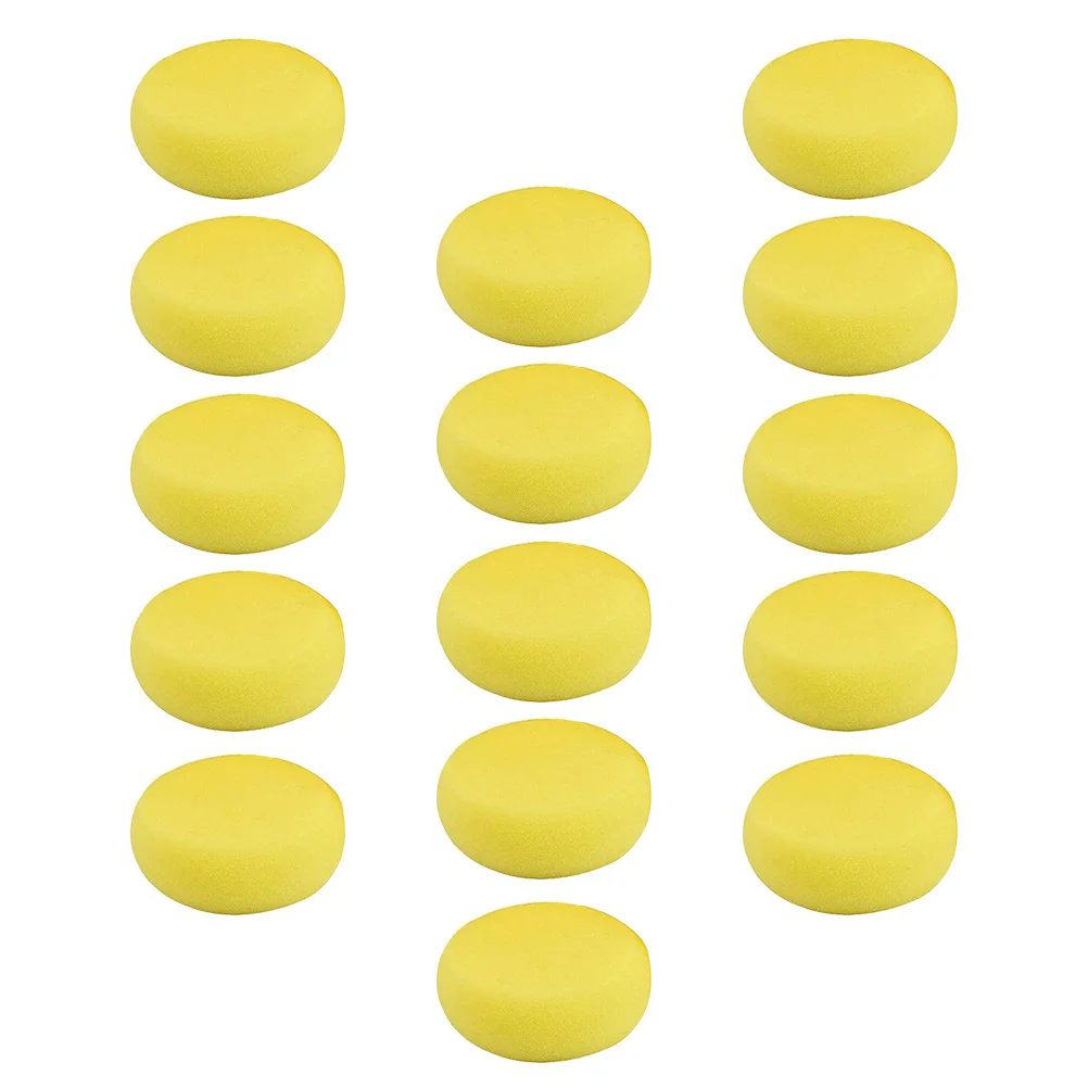 

25pcs Sponges Children Watercolor Kindergarten Yellow Round Kids Craft Kids Drawing Sponge Supplies Tools