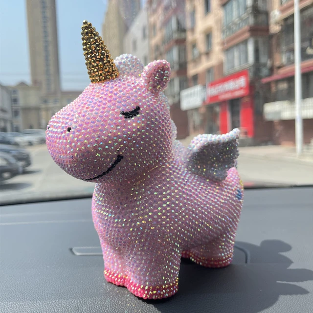 Piggy Bank Handmade rhinestones 2024 little pig figurine decoration/Personalized bank/Nursery Decor