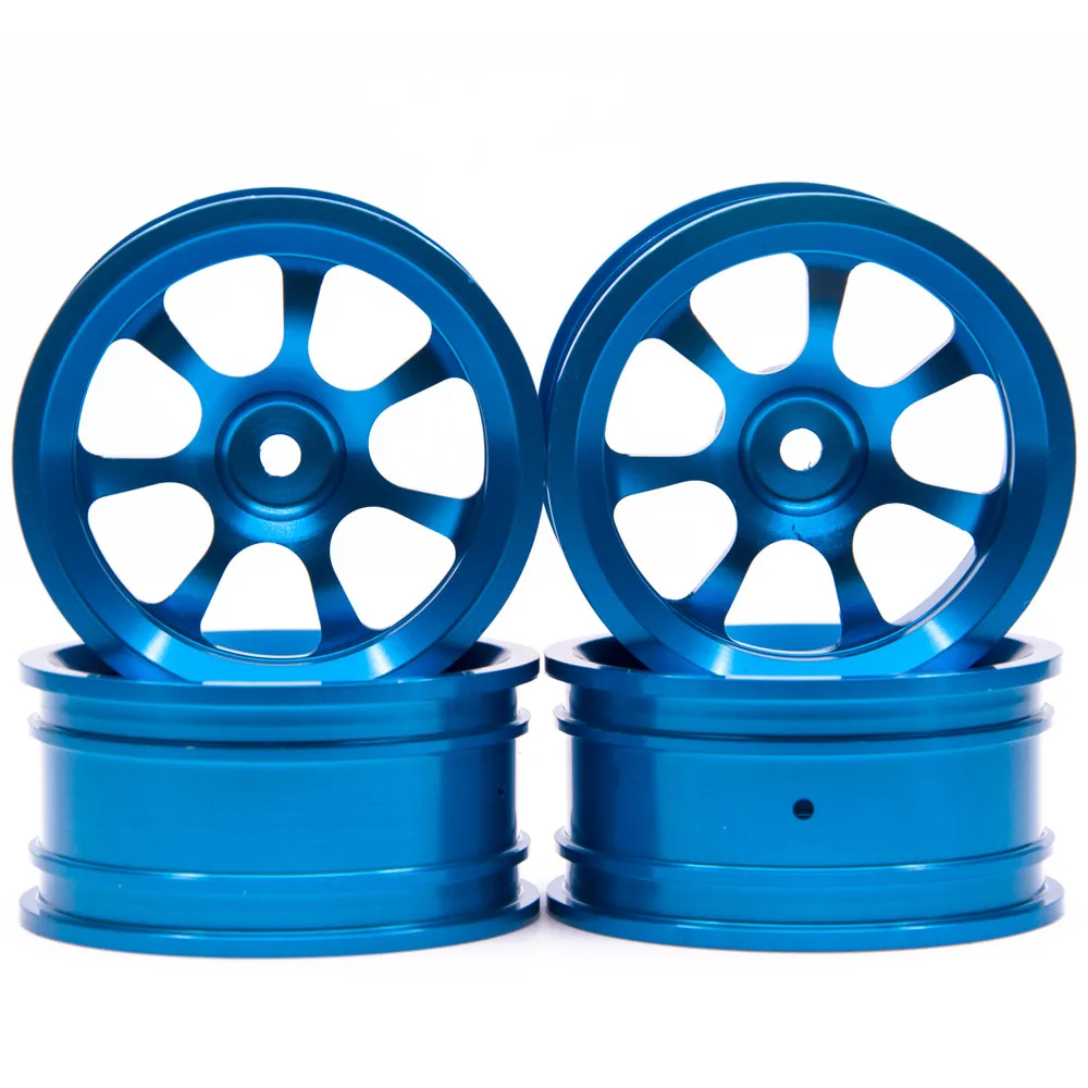 YEAHRUN Aluminum Alloy Wheels Hubs Rims for 1/10 RC On-road Drift Car HSP Tamiya TT02 HPI Kyosho Sakura D4 Parts