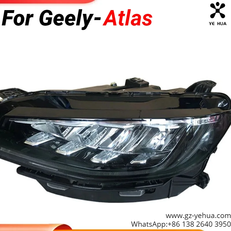 For Geely Atlas Azkarra Boyue Pro 2020 LED Headlights Automobiles Parts Accesorios Para Auto Tools